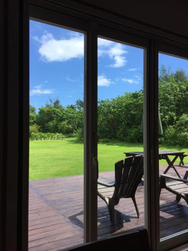 Balcony/terrace, guest house annsea in Ibaruma