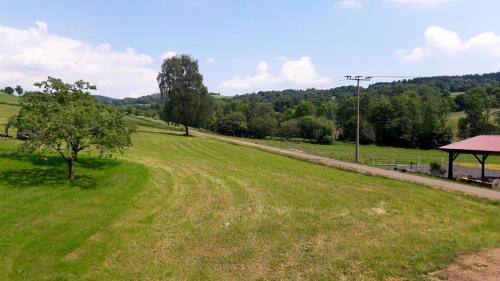 Ferienwohung mit Blick auf die Pferdekoppel in Schotten, Deutschland