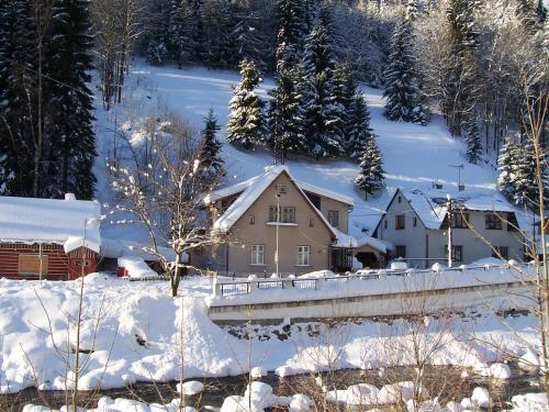 vhod, Holiday Villa Herlikovice in Za Rekou