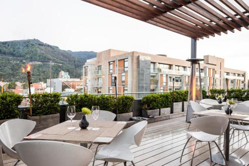 ระเบียง/ชานเรือน, โรงแรมโมวิช ชิโก 97 (Movich Hotel Chico 97) in โบโกตา