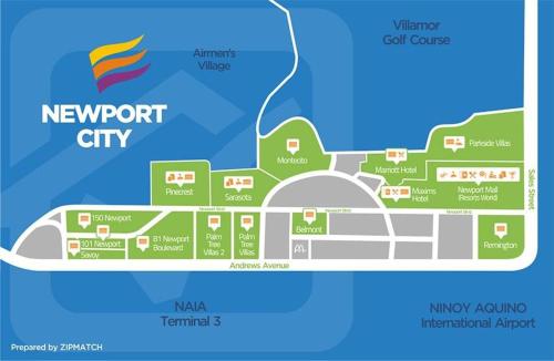 Condo across Manila Airport NAIA Terminal 3 -150 Newport Boulevard
