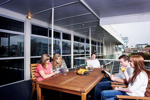 Balkon/terasa, City Central Motel Apartments in Christchurch