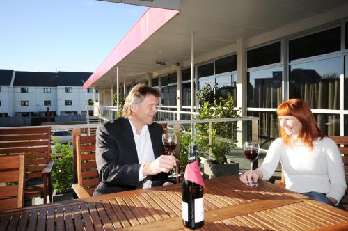 Balkon/terasa, City Central Motel Apartments in Christchurch