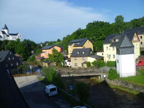 View, Ferienwohnung am Schwarzwasser in Schwarzenberg/Erzgeb.