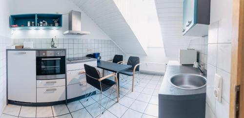 Kitchen, Apartment in Innenstadtnahe in Martinsviertel