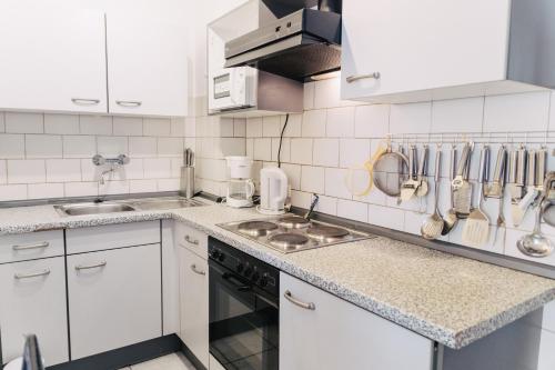 Kitchen, Apartment in Innenstadtnahe in Martinsviertel