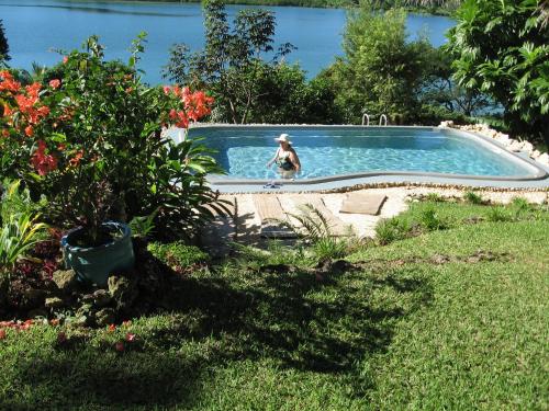 Zwembad, Seachange Lodge in Port Vila