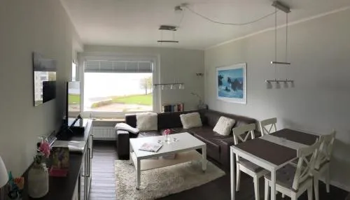 Meerblickappartement mit Ladesäule in Glücksburg, Deutschland