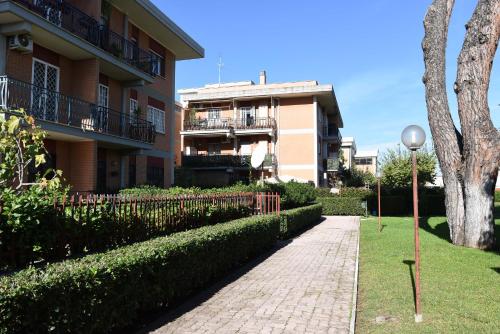 Garden, Brand new furniture, minimalist design in Ciampino Airport