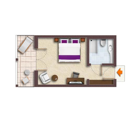 1 queen bed