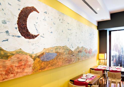 餐廳, 波薩達德拉盧納酒店 (Hotel Posada De La Luna) in 韋斯卡城中心