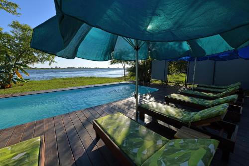 Altan/terrasse, Zambezi Mubala Lodge in Katima Mullo