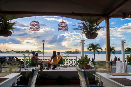 레스토랑, Hotel Peten Express in 플로레스