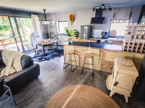 кухня, Saint-Quirin Garden Stay in Saint-Quirin