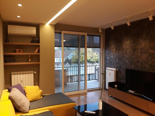 صالة مشتركة/ منطقة التلفزيون, Apartman Prestige Center in سوبوتيكا