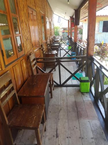 Terraza/balcón, Lattanavongsa guesthouse and Bungalows in Muang Ngoy