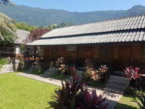 parveke/terassi, Lattanavongsa guesthouse and Bungalows in Muang Ngoy