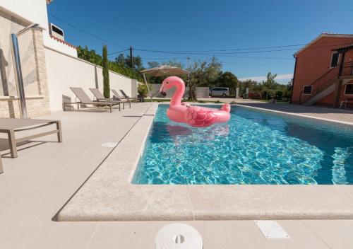 Úszómedence, Villa Roza in Valica