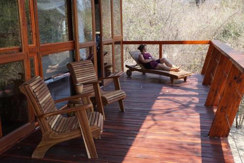 Balkons/terase, RiverDance Lodge in Ndiyona