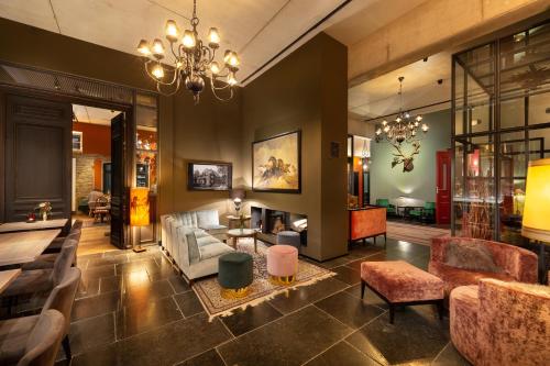 餐廳, Hotel Rittergut Osthoff in 格奧爾格斯馬林許特
