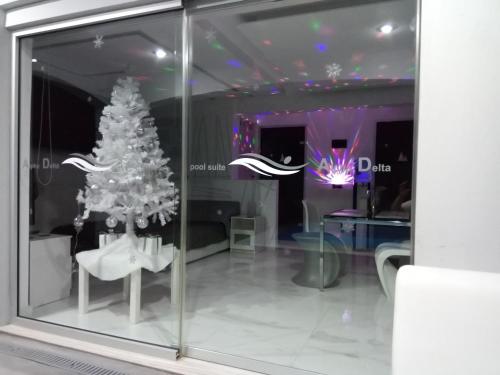 Entrance, Alpha Delta Pool Suite in Kavala