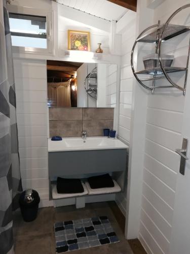 Bathroom, Insolite Arawakane Gites du Manial in Pointe-Noire