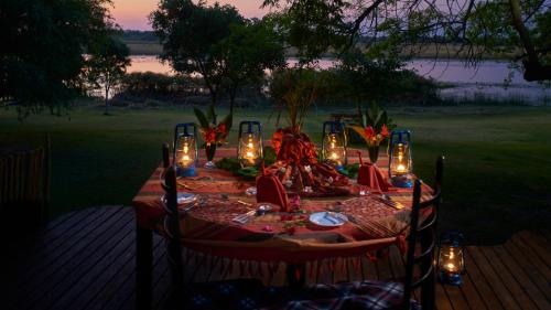 Restaurang, Thamalakane River Lodge in Maun