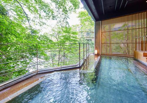 Hot spring bath, Zazan Minakami in Minakami