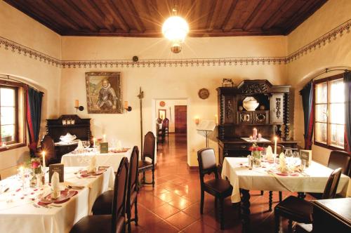 restavracija, Aparthotel Schloss Thannegg in Moosheim