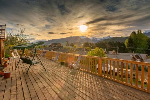 Balkon/terasa, Hostal Los Teros in Carr Austral