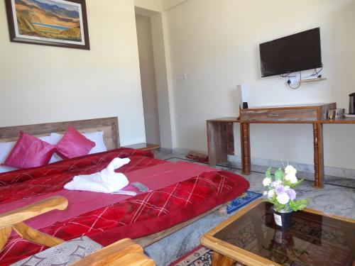 1 double bed