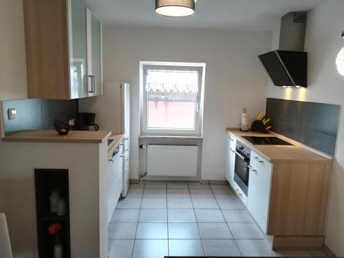 Kitchen, Ferienwohnung am Reinhardswald - Eichenlaub - mit Sauna in Trendelburg