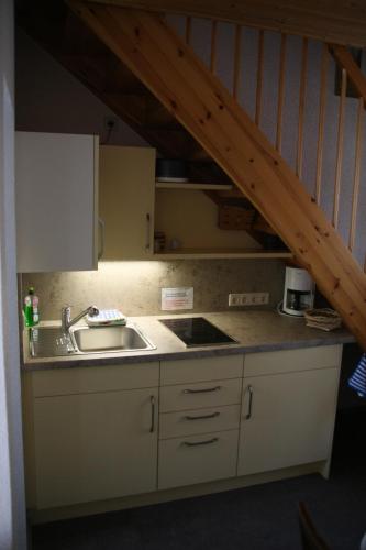 廚房, Ferienwohnung Gliese in 貝斯科