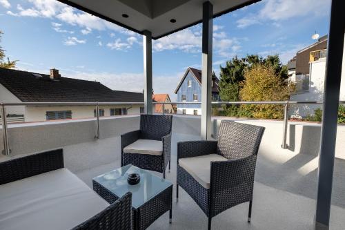 Balcony/terrace, Ferienapartments Zwingenberg in Zwingenberg