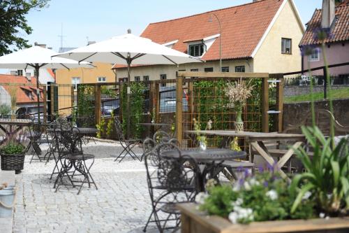 Vrt, Hotell Slottsbacken in Visby mestno jedro