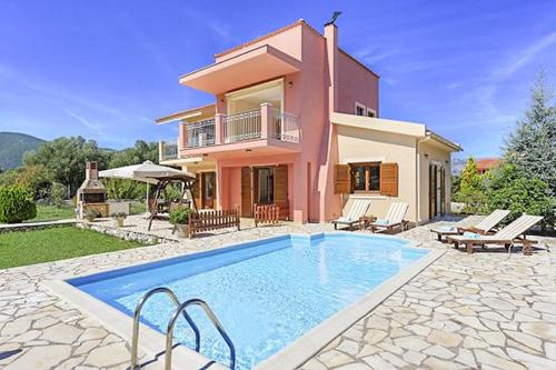  Sami Villa Sleeps 4 Pool Air Con WiFi in Sami