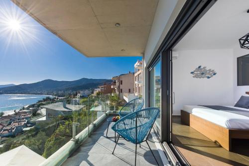 Balcony/terrace, Villa Evian in Kavala