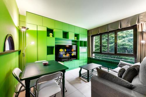 . Apartamento verde