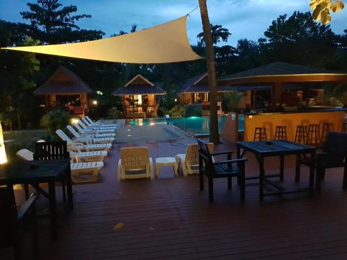 Swimming pool, Lanta Pearl Beach Resort near Thai Cat Restaurant