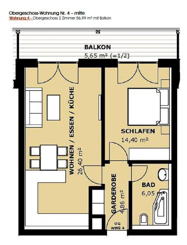 Apartment on Zugspitzstrasse 366m von St. Martin Straße entfernt