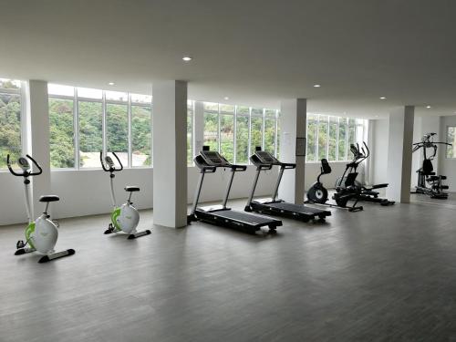 Fitness center, Omni Cassia Hill Resort in Kampung Raja