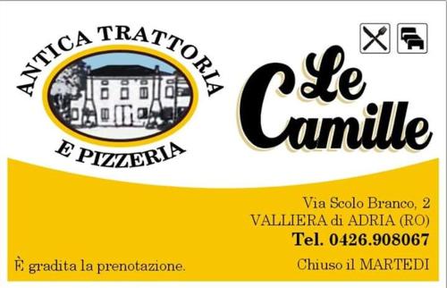 Le camille ristorante pizzeria & locanda in Adria (Rovigo)