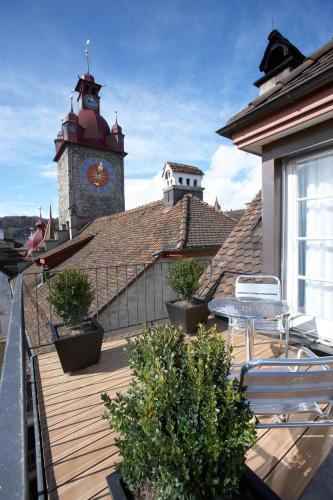 Pemandangan, Boutique Hotel Weisses Kreuz - Adult only Hotel in Luzern