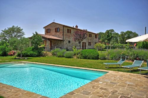  Montecchio Villa Sleeps 8 Pool Air Con WiFi, Pension in Cortona