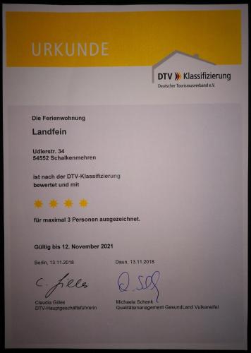 Ferienwohnung Landfein Schalkenmehren