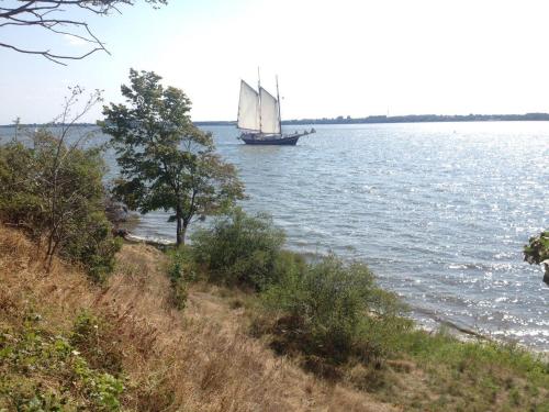 Hausboot Dänholm in Stralsund, Deutschland