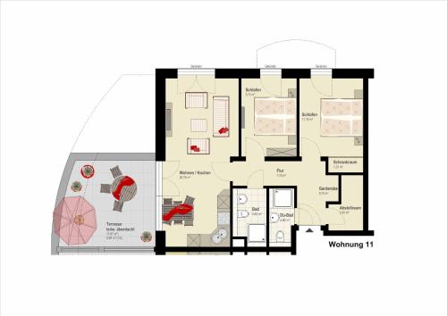 Ferienwohnungen Residenz Hohe Lith - Duhnen 343m von Schlensenweg entfernt