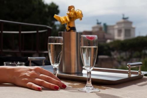 View, Hotel Romano in Colosseum and Foro Romano