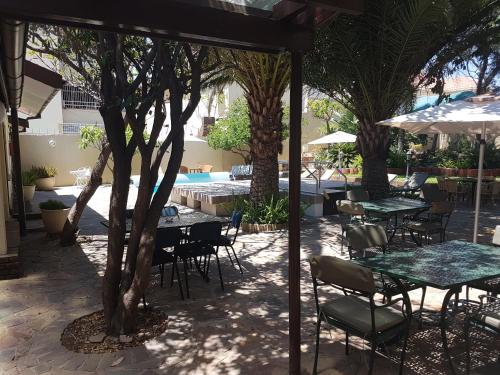 ogród, Hotel Pension Steiner in Windhuk