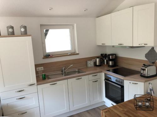 Konyha, Ferienhaus “ Lille Hyggehytte“ in Altenmedingen